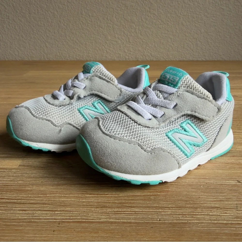 New Balance 515 Toddler Sneakers Size 5 Gray Comfort Walking Shoes Streetwear